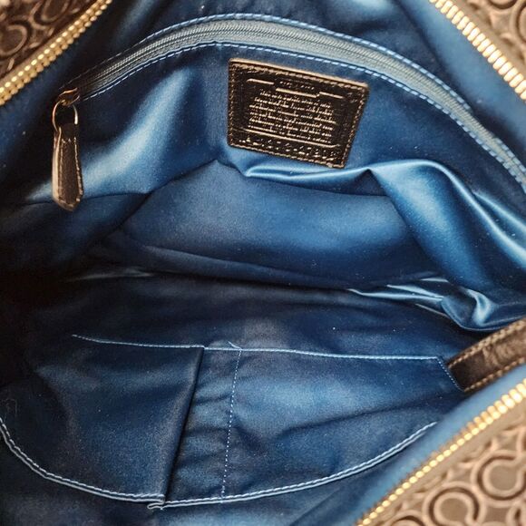 Coach Handbag Madison OP Art Pearlescent Signature Large K1373-27906 - Picture 13 of 14